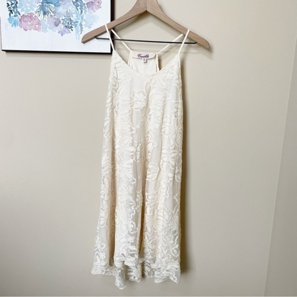 Boho Lace Embroidered Dress Size Large